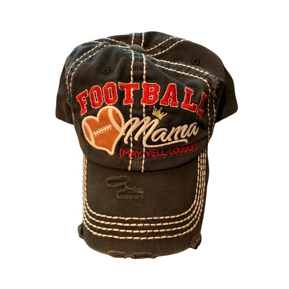 KBETHOS Vintage Football Mama Cap Hat May Yell Loudly